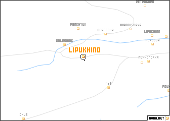 map of Lipukhino