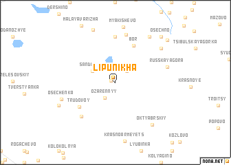 map of Lipunikha