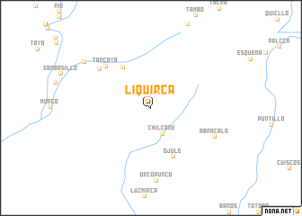 map of Liquirca