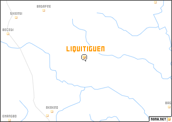 map of Liquitiguen