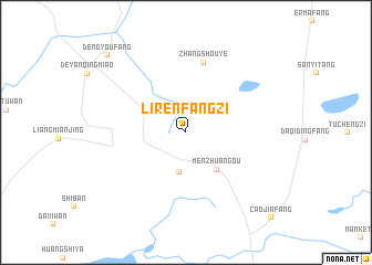 map of Lirenfangzi