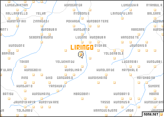map of Liringo