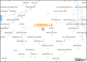 map of Lironville