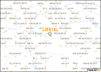 map of Lirstal