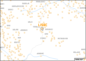 map of Lisac