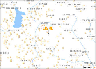 map of Lisac