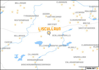 map of Liscullaun