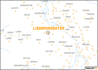 map of Lishani i Poshtëm