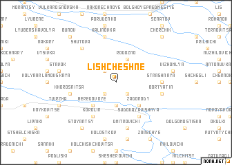 map of Lishcheshne