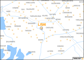 map of Lishi