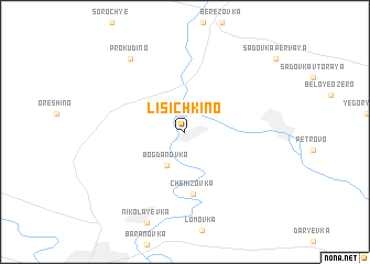 map of Lisichkino