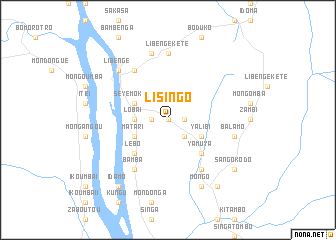 map of Lisingo