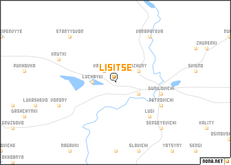 map of Lisitse