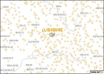 map of Liskovac