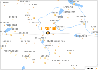 map of Liskovo