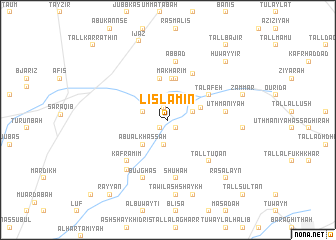 map of Lislāmīn