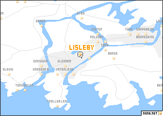 map of Lisleby