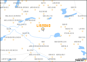 map of Lisnowo