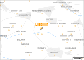 map of Lisovka