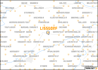 map of Lißdorf