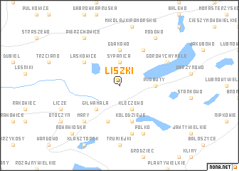 map of Liszki