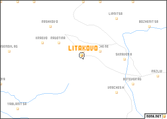 map of Litakovo