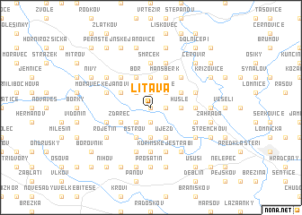 map of Litava