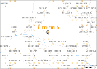 map of Litchfield