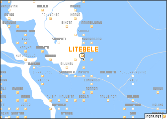 map of Litebele