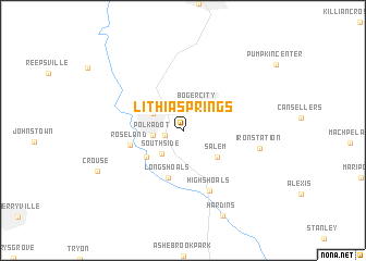 map of Lithia Springs