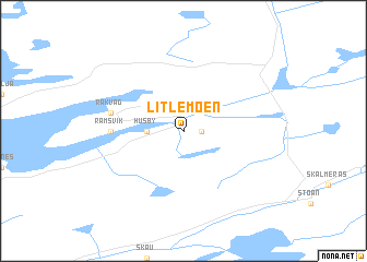 map of Litle Moen