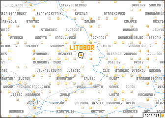 map of Litoboř