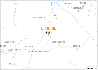 map of Litoral