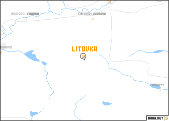 map of Litovka