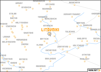 map of Litovniki