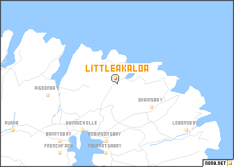 map of Little Akaloa