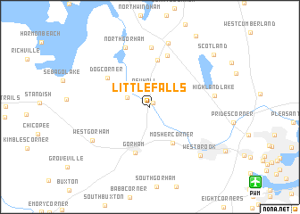 map of Little Falls
