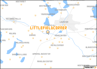 map of Littlefield Corner