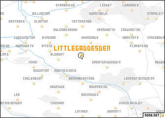 map of Little Gaddesden