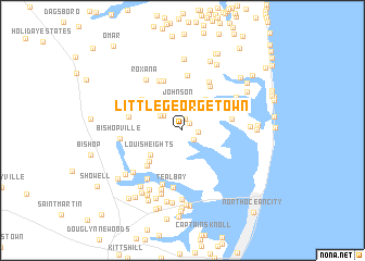 map of Little Georgetown
