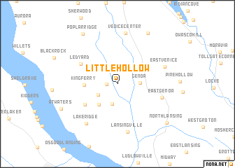 map of Little Hollow