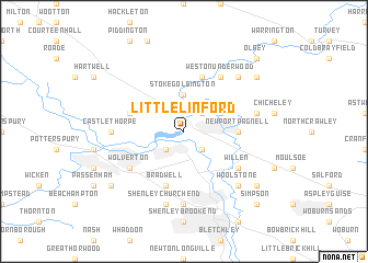 map of Little Linford