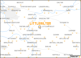 map of Little Milton