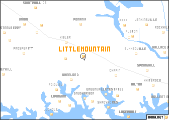 map of Little Mountain