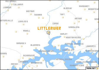 map of Little River