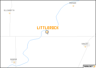 map of Little Rock