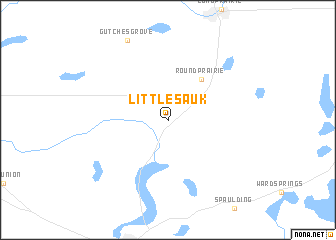 map of Little Sauk