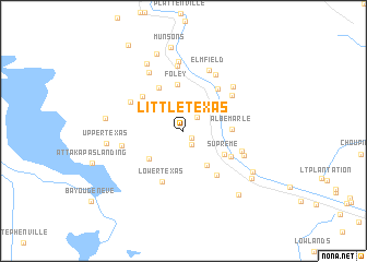 map of Little Texas