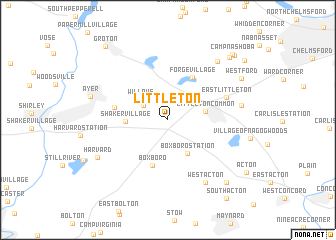 map of Littleton