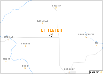 map of Littleton